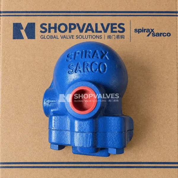 Purgador automático de aire Spirax Sarco AE14 de hierro dúctil para sistemas de líquidos, vista frontal