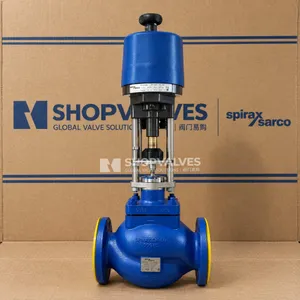 斯派莎克 Spirax Sarco AEL5 电动执行器配 PN16 法兰阀体实拍