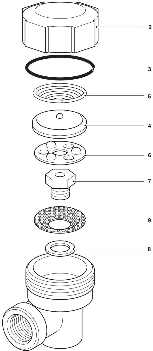 Spirax Sarco BPT13 esquema de montaje de cápsula y asiento