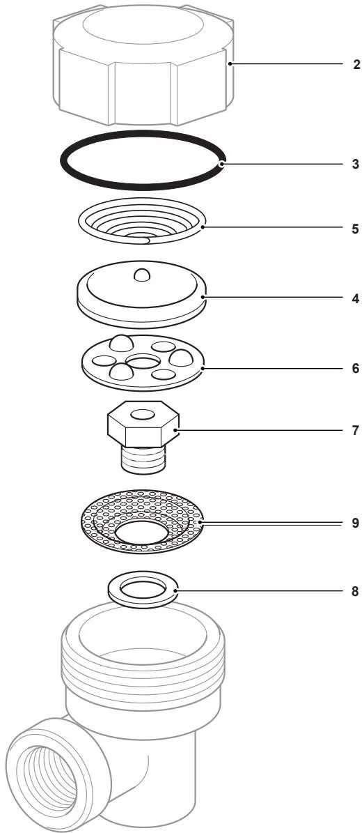 Spirax Sarco BPT13 diagrama de despiece del kit de mantenimiento de repuestos