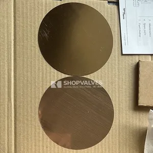 斯派莎克 Spirax Sarco DP27 主隔膜实拍（两片铜合金膜片与备件资料）