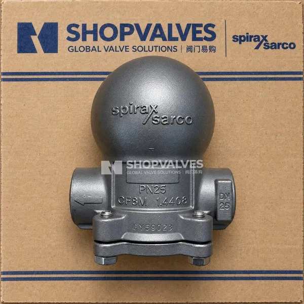 Spirax Sarco FTS14-10 purgador de vapor de boya de acero inoxidable austenítico, conexión roscada BSP