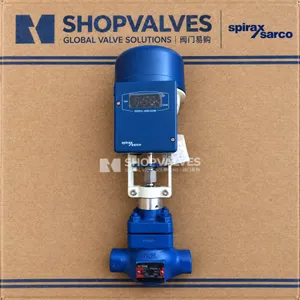 斯派莎克 Spirax Sarco KE71 电动控制阀实拍，数显执行器 PN25