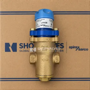 斯派莎克 Spirax Sarco LRV2B 炮铜减压阀实拍（DN15 1/2" PN25，SHOPVALVES | Spirax Sarco 包装）