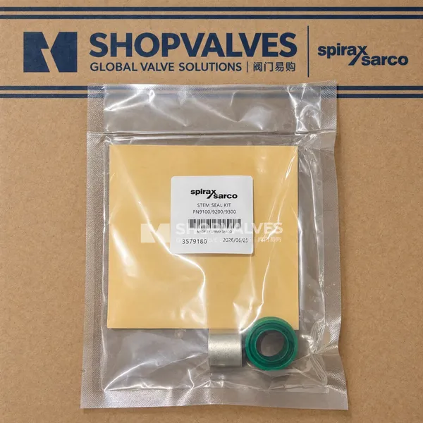 Spirax Sarco PN9000 Kit de sello de vástago (3579180)
