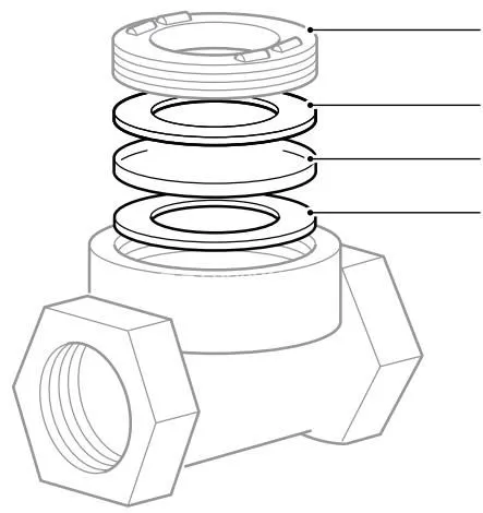 Spirax Sarco Single Window sight glass spare parts diagram