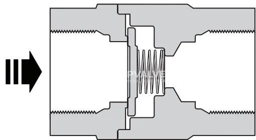 Spirax Sarco DCV41 standard austenitic stainless steel disc check valve with metal seat