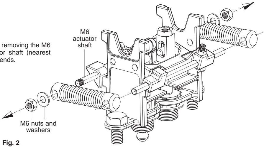 Spirax Sarco MFP14 Spirax Sarco 1361282 / 1360180 Kit de resortes y ejes procedimiento de desmontaje de resortes y tornillo prisionero