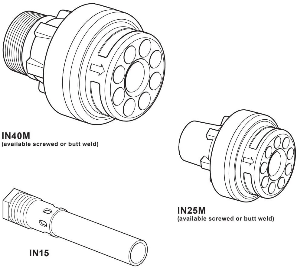 Spirax Sarco IN25M steam injector exterior profile