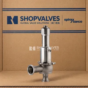 斯派莎克 Spirax Sarco SVL488 洁净系统不锈钢安全阀实拍，卡箍连接