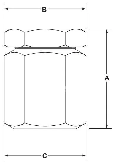 Spirax Sarco VB21 vacuum breaker dimensions diagram