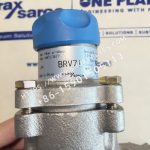 Spirax Sarco BRV71 ductile iron direct-acting pressure reducing valve nameplate