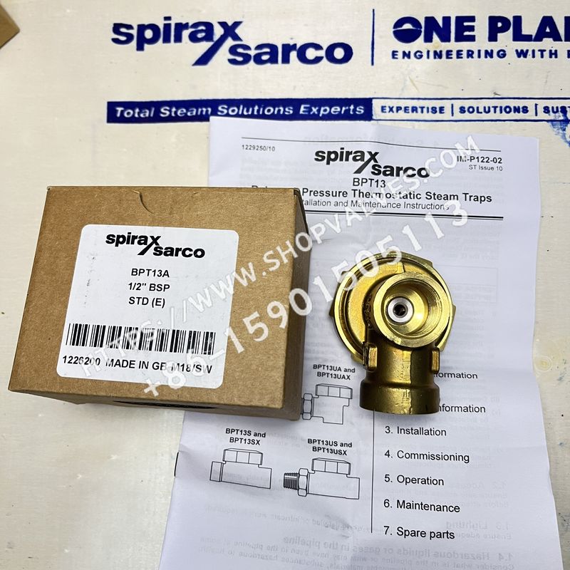 Spirax Sarco BPT13A Parte trasera