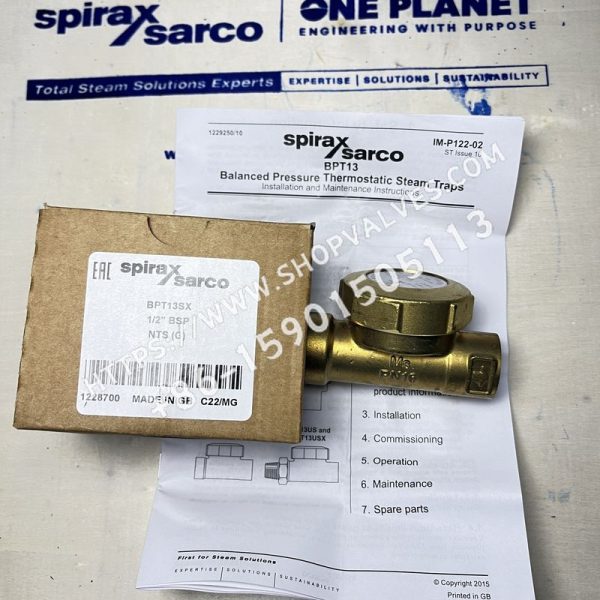 Vista general de Spirax Sarco BPT13SX