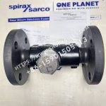 Placa de identificación de la trampa de vapor termodinámica Spirax Sarco DN25 TD25 bridada