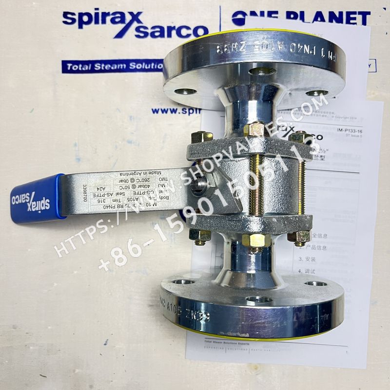Válvula de bola con brida Spirax Sarco DN25 M10S2 RB