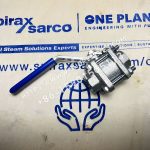 Spirax Sarco 1/2" M10S2 RB ball valve, side view