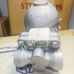 Spirax Sarco FTGS14HC-10 float and thermostatic steam trap, 1-inch threaded, bottom view