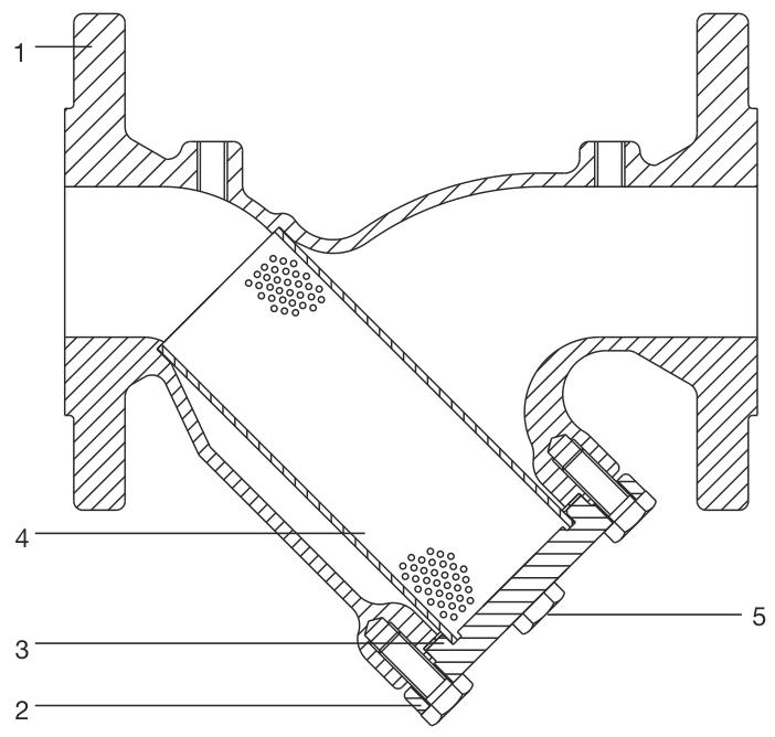 Spirax Sarco Spirax Sarco Fig 3616 Austenitic Stainless Steel Filter Structural Drawing