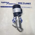 Spirax Sarco PF61G-1NC 1/2" BSP stainless steel pneumatic piston-operated on-off angle valve