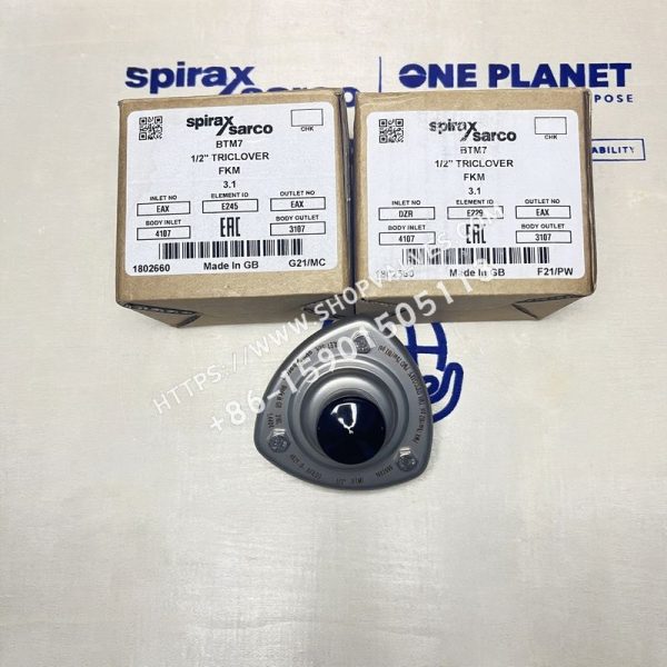 Spirax Sarco BTM7 válvula de purga de vapor termostática sanitaria de acero inoxidable para aplicaciones limpias