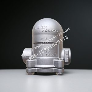 Purgador de boya de acero inoxidable austenítico Spirax Sarco CAS14 para aire y gases