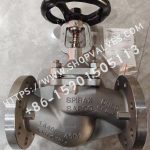 斯派莎克 Spirax Sarco BSA6T DN80 PN40 波纹管密封截止阀 正面