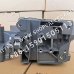 Parte posterior del posicionador de válvula Fisher DVC6200