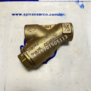 Filtro Spirax Sarco Fig 12, filtro en Y de bronce